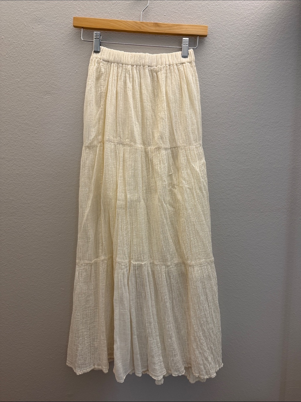 Princess Polly Cream Maxi Skirt